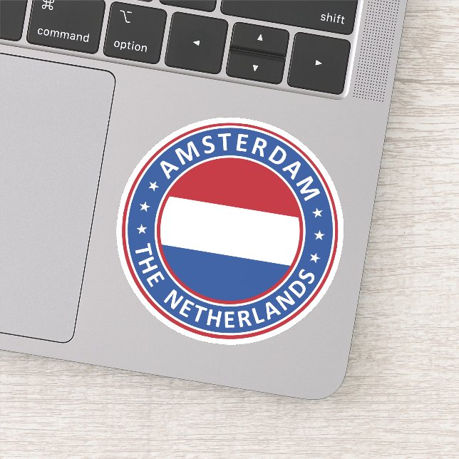 Nederländerna, Amsterdam Klistermärken (Detalj)