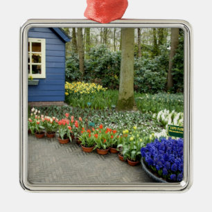 Nederländerna (även kallat Holland), Lisse. Keuken Julgransprydnad Metall