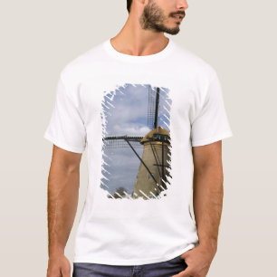 Nederländerna (även känd som Holland), Kinderdijk. Tee Shirt