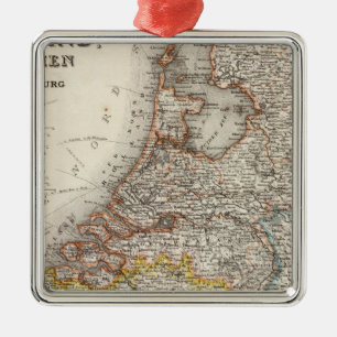 Nederländerna, Belgien, Luxemburg Julgransprydnad Metall