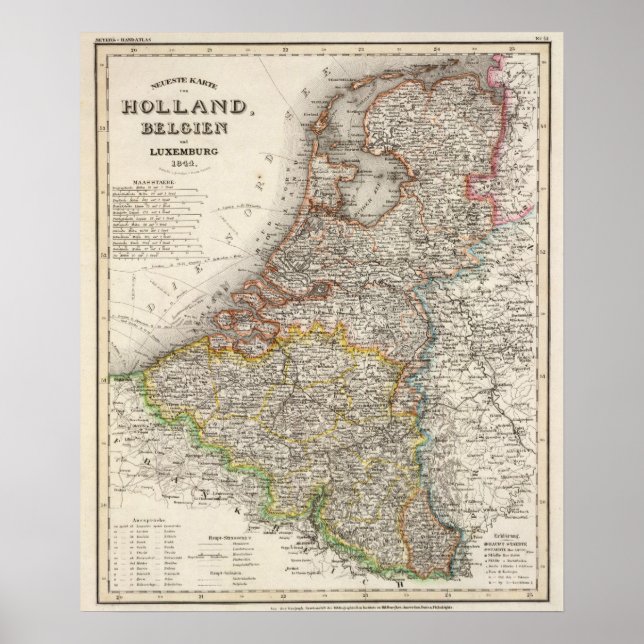 Nederländerna, Belgien, Luxemburg Poster (Framsidan)