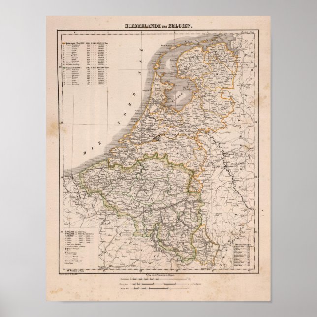 Nederländerna, Belgien Poster (Framsidan)