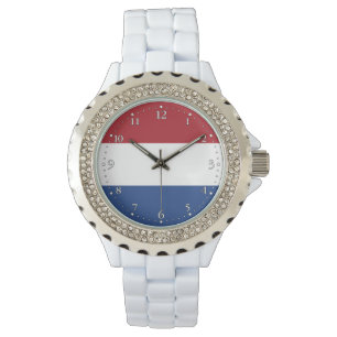 Nederländerna Flagga Armbandsur