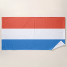 Nederländerna Flagga Beach Towel