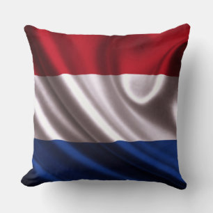 Nederländerna Flagga Dekorativ kudde