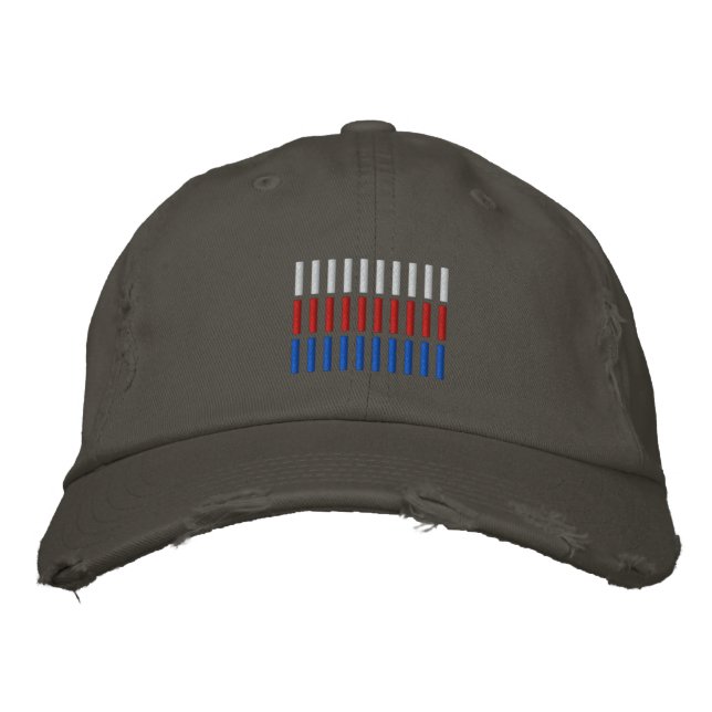 Nederländerna Flagga Embroidery Broderad Keps (Framsida)