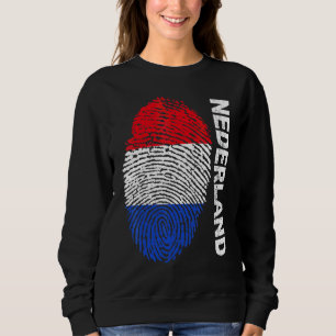 Nederländerna Flagga Fotboll Sport Fotboll Fan Sup T Shirt