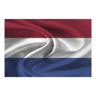 Nederländerna Flagga Fototryck