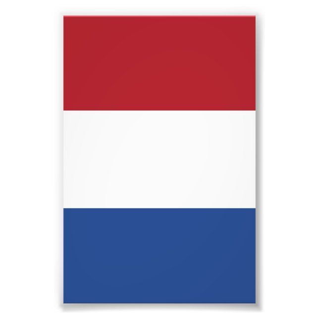 Nederländerna flagga fototryck (Framsidan)