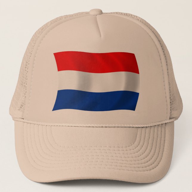 Nederländerna Flagga Hatt Truckerkeps (Framsida)