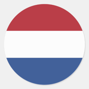 Nederländerna Flagga Holländsk Klistermärke – Röd 