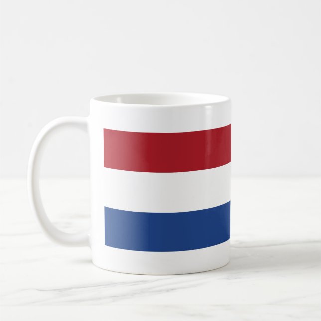 Nederländerna Flagga Kaffemugg (Vänster)