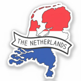 Nederländerna Flagga Kart Dutch Pride VM Klistermärken