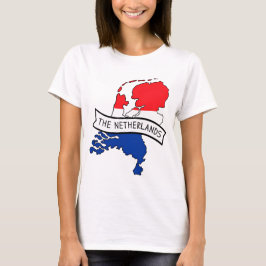 Nederländerna Flagga Kart Dutch Pride VM T Shirt