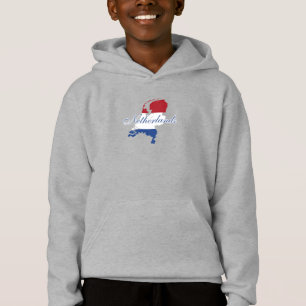 Nederländerna Flagga Karta Souvenir Modern T Shirt