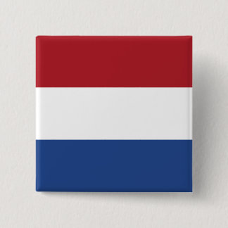 Nederländerna Flagga Knapp