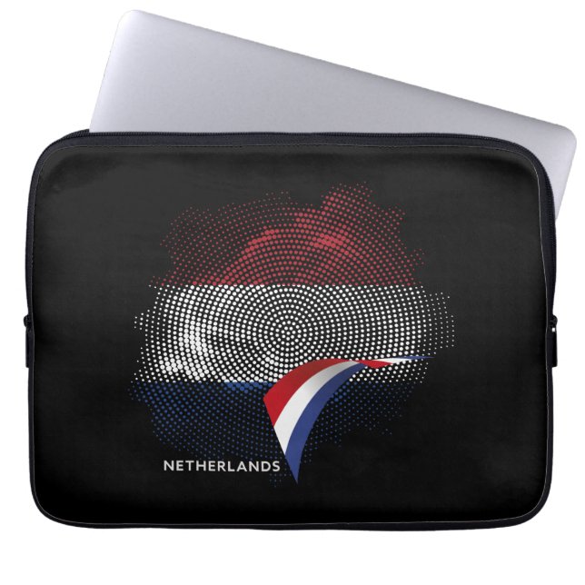 Nederländerna flagga laptop fodral (Framsidan)