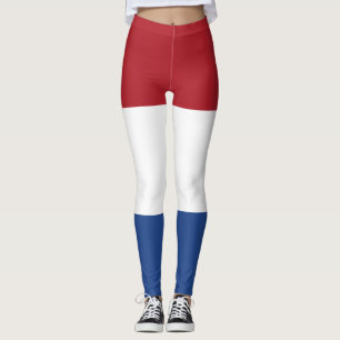 Nederländerna Flagga Leggings