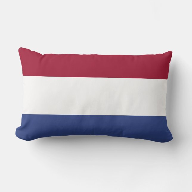 Nederländerna Flagga Lumbarkudde (Framsida)