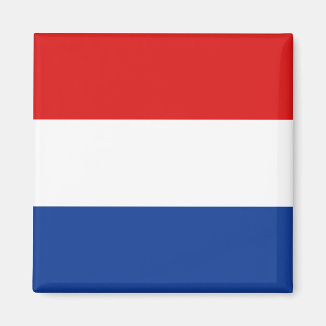 Nederländerna Flagga Magnet (Framsidan)
