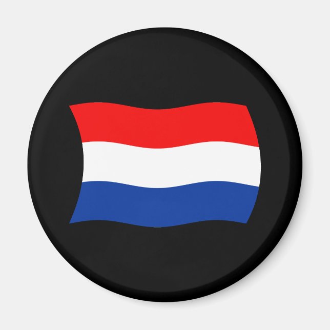 Nederländerna Flagga Magnet (Framsidan)
