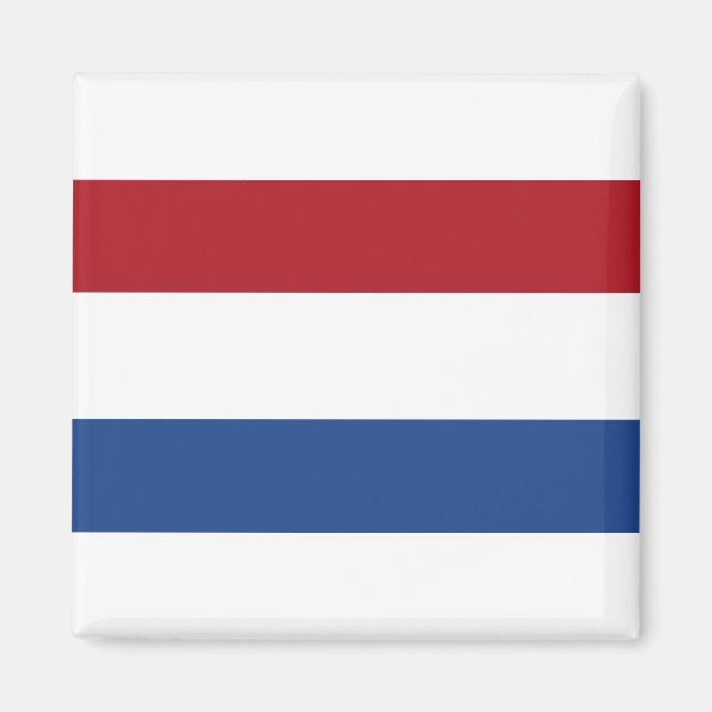 Nederländerna Flagga Magnet (Framsidan)