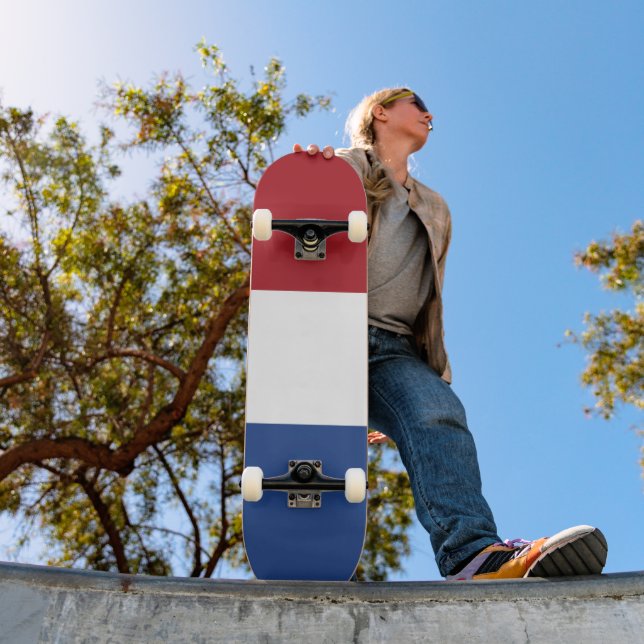 Nederländerna flagga mini skateboard bräda 18,5 cm (Utomhus 1)