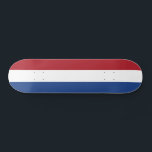Nederländerna Flagga Mini Skateboard Bräda 18,5 Cm<br><div class="desc">Patriotic flagga of Netherlands.</div>