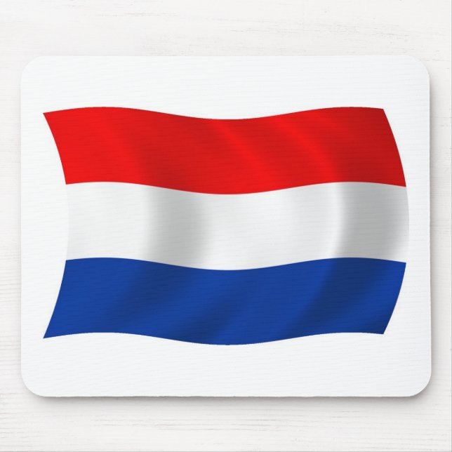 Nederländerna Flagga Mousepad Musmatta (Framsidan)