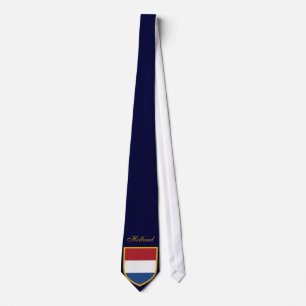 Nederländerna Flagga Neck Tie Slips