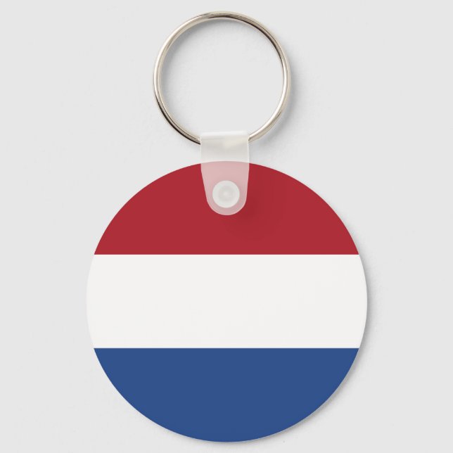 Nederländerna Flagga Nyckelring (Framsida)