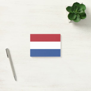 Nederländerna flagga post-it block