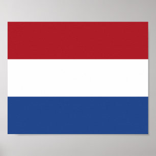 Nederländerna Flagga Poster