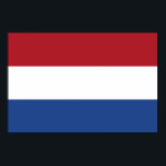 Nederländerna Flagga Poster<br><div class="desc">Patriotic flagga of Netherlands.</div>