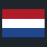 Nederländerna Flagga Poster<br><div class="desc">Patriotic flagga of Netherlands.</div>