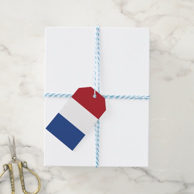 Nederländerna flagga presentetikett (Med Snöre)