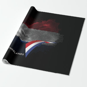 Nederländerna flagga presentpapper