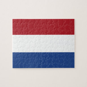 Nederländerna Flagga Pussel