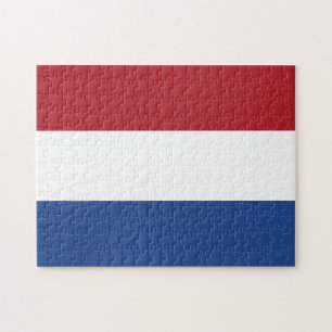 Nederländerna Flagga Pussel