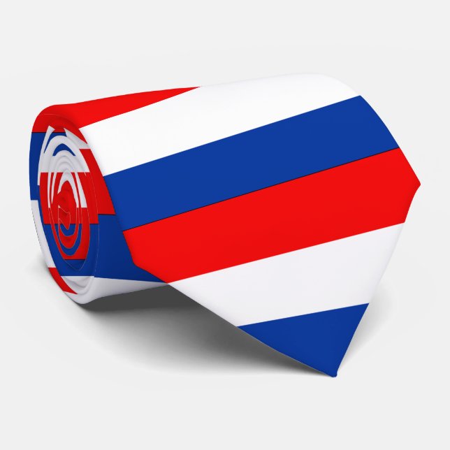 Nederländerna flagga slips (Rullad)