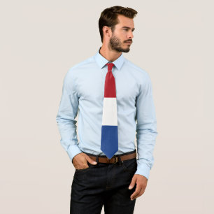 Nederländerna flagga slips