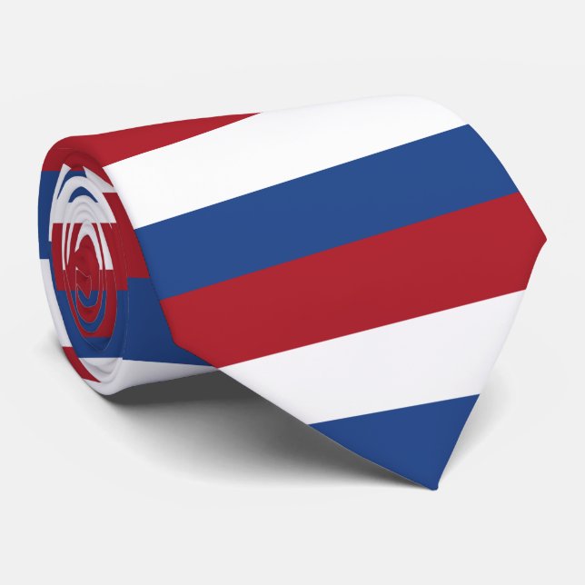 Nederländerna flagga slips (Rullad)