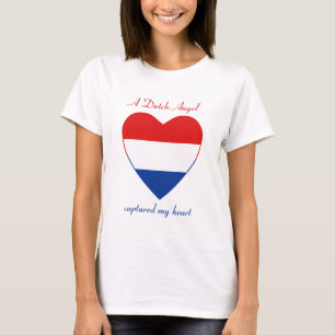 Nederländerna Flagga Sötnos T-Shirt