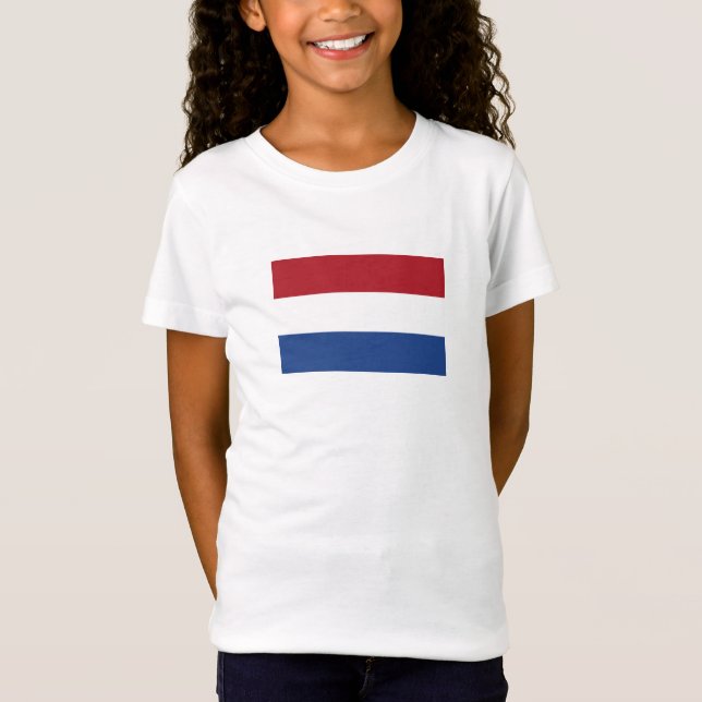 Nederländerna Flagga T Shirt (Framsida)