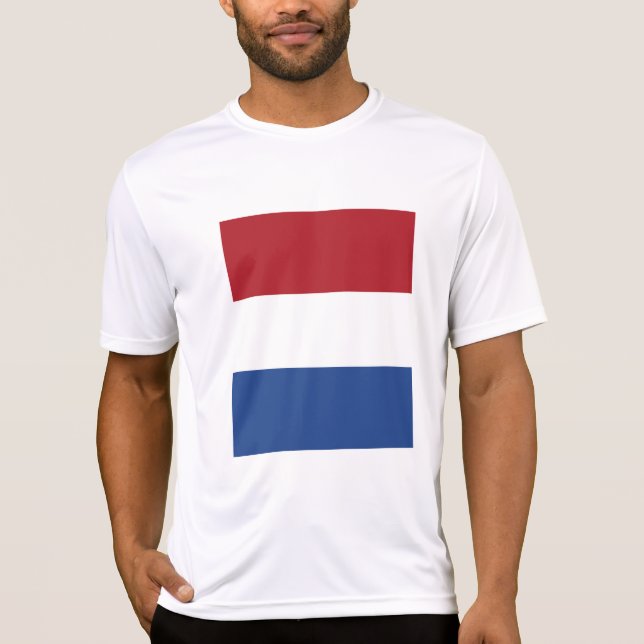 Nederländerna flagga t shirt (Framsida)