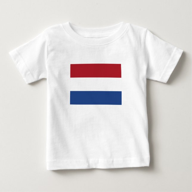 Nederländerna Flagga T Shirt (Framsida)