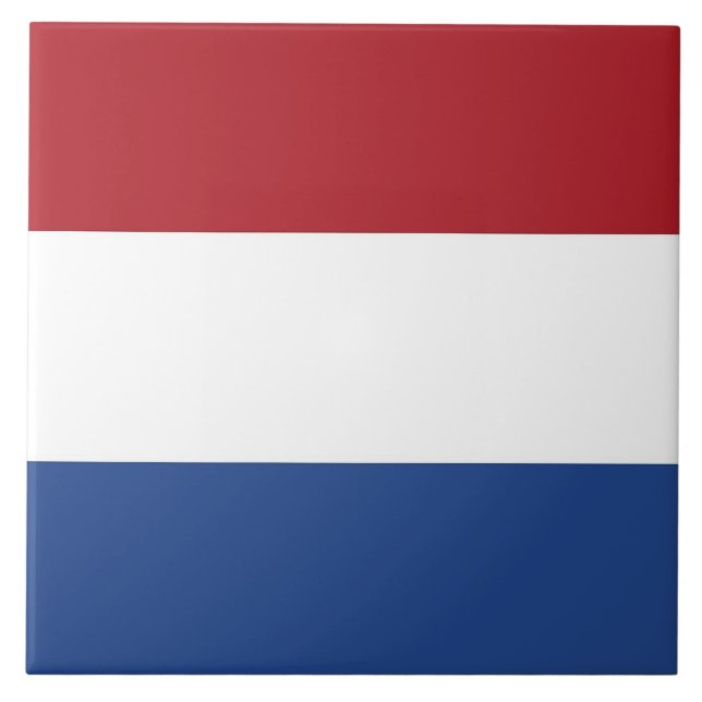 Nederländerna Flagga Tile Kakelplatta (Framsidan)