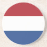 Nederländerna Flagga Underlägg<br><div class="desc">Patriotisk flagga av Nederländerna.</div>