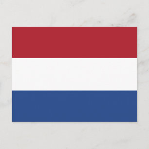 Nederländerna Flagga Vykort