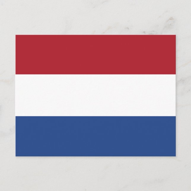 Nederländerna Flagga Vykort (Framsida)